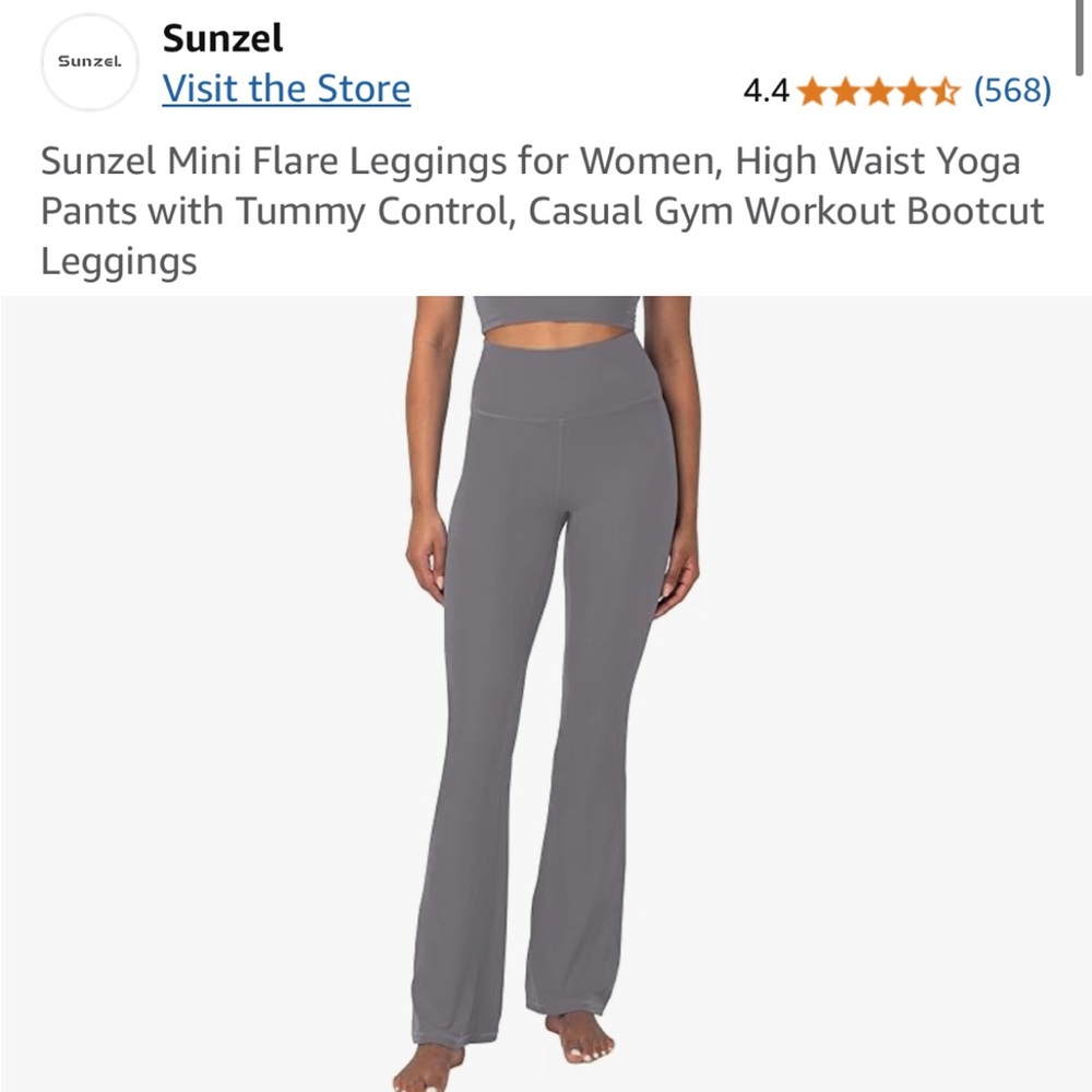 Nwt Sunzel mini flare leggings